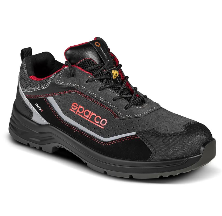 07538 Sparco INDY Industrial Safety Footwear Trainers Work Shoes ESD S1PS SR - raceforglory.store
