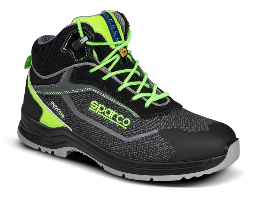 07542 Sparco INDY-HE RANGER Safety Boots Work Trainer Style ESD S3S SR LG Spec - raceforglory.store