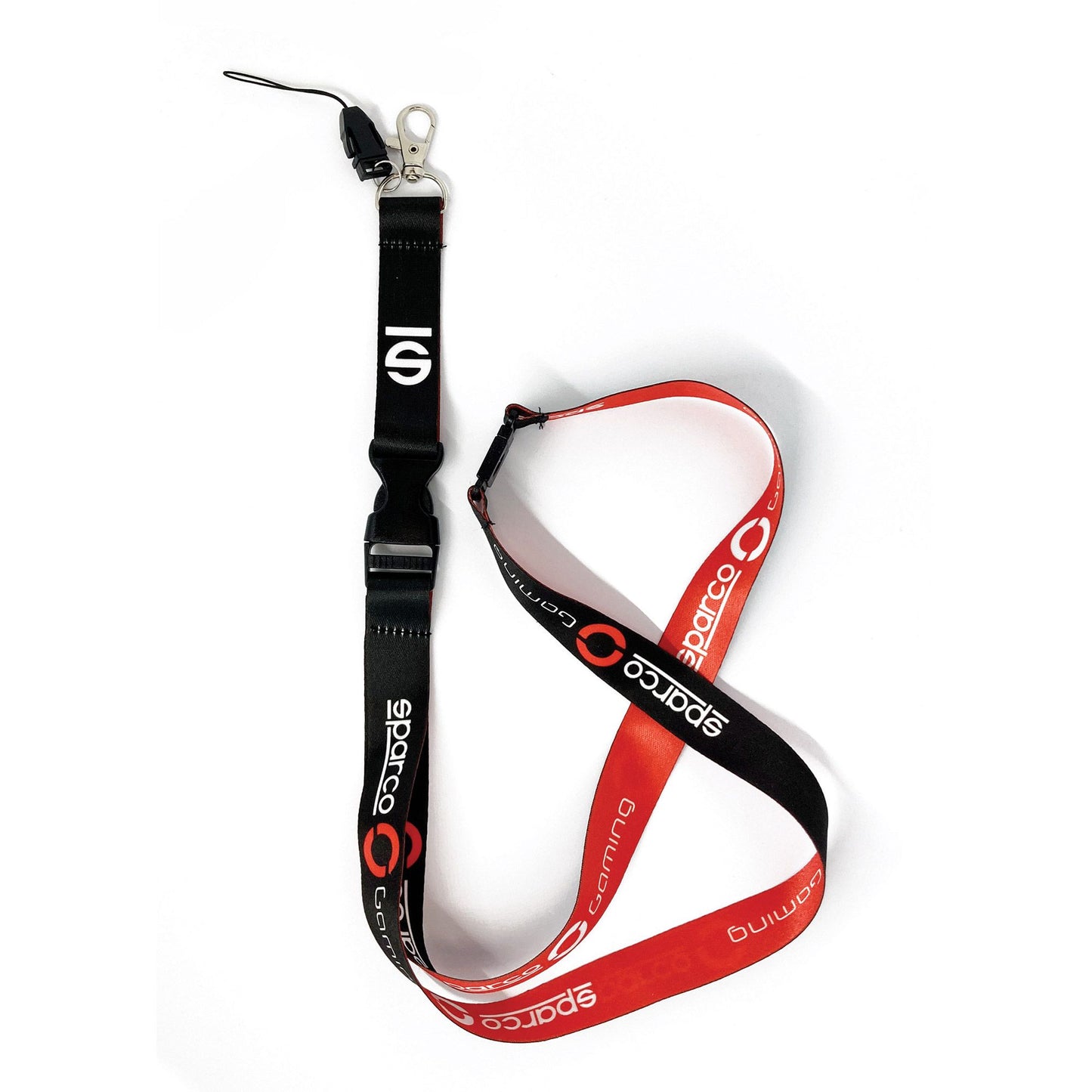 Sparco Gaming Lanyard Black/Red Neck Strap Sim Racing Genuine Accessory E-Sports
