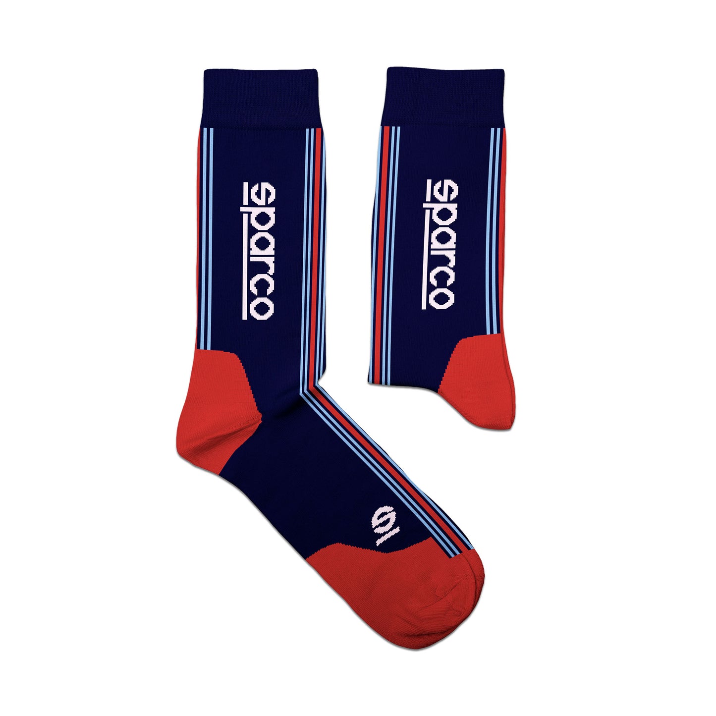 Sparco Martini Racing Socks Iconic Rally Retro Design Official Merchandise Gift - raceforglory.store