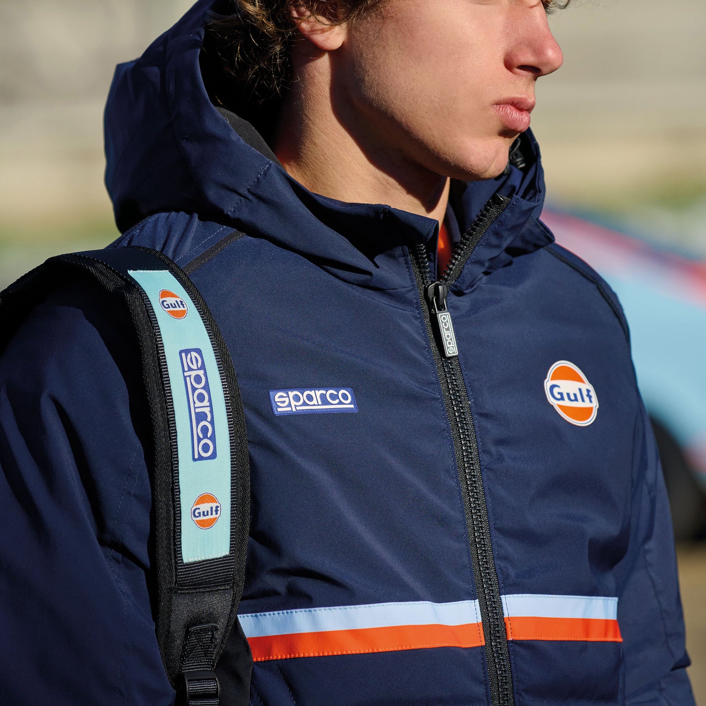 Sparco Top Racing Stiefel Gulf Special Edition Klassischer Stil Feuerfest FIA Spez.