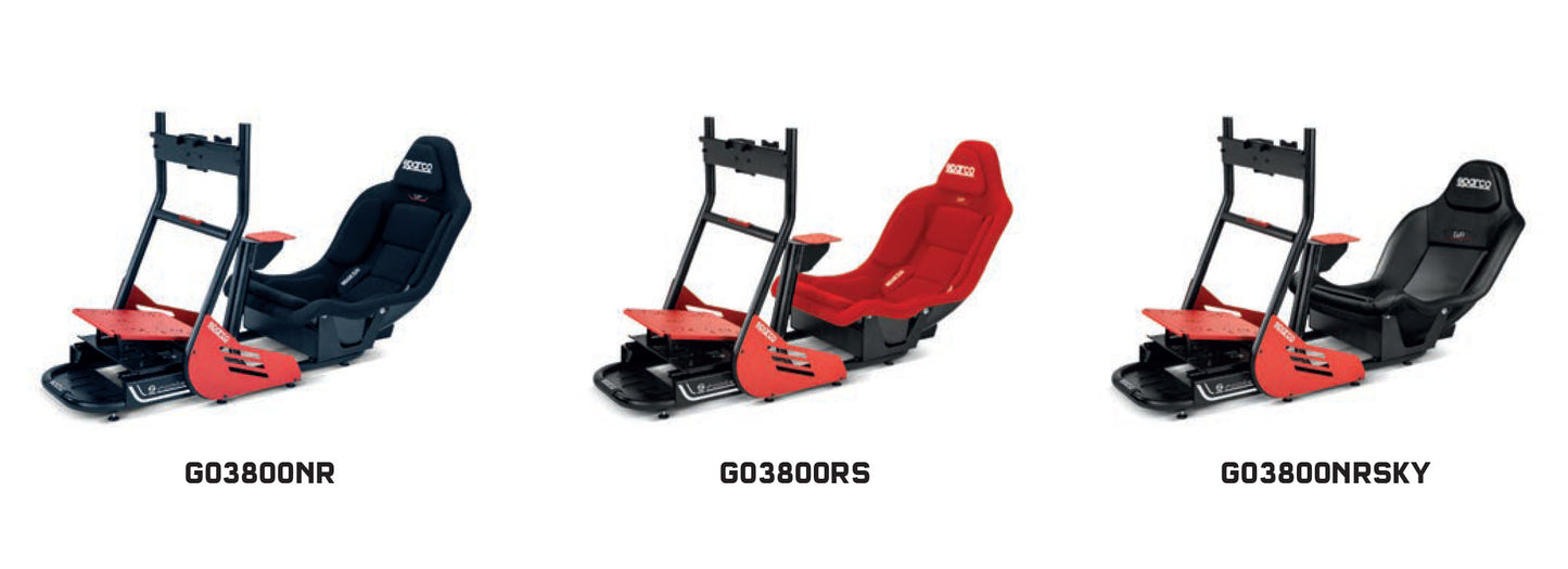 Sparco Gaming EVOLVE GP PRO Racing Sim Rig Frame Cockpit with F1 Style Race Seat - raceforglory.store