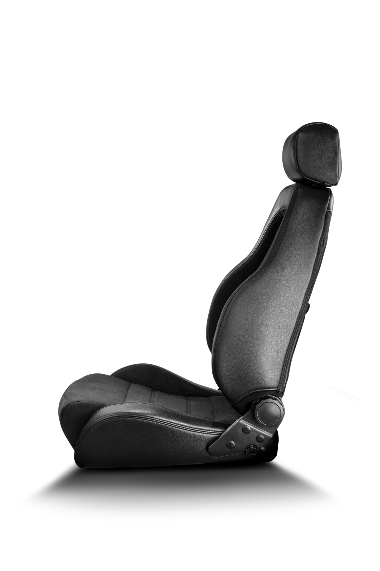 Sparco GT Sports Road Seat Black Microfibre Sky Fabric Reclining Tilt Mechanism