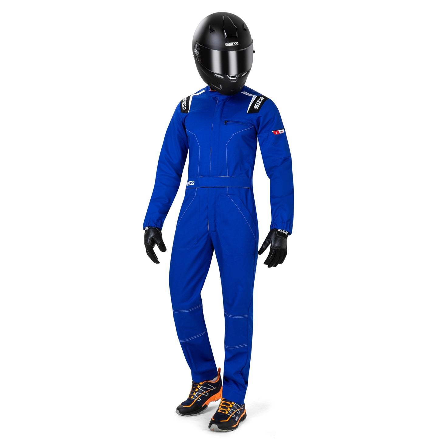 Sparco MS-4 MS4 Mechanic Suit Overalls Pitcrew Go-Karting 1-Layer Light Fabric - raceforglory.store