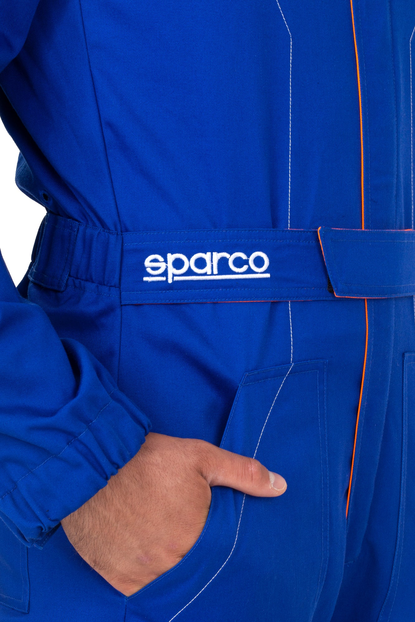 Sparco MS-4 MS4 Mechanic Suit Overalls Pitcrew Go-Karting 1-Layer Light Fabric - raceforglory.store