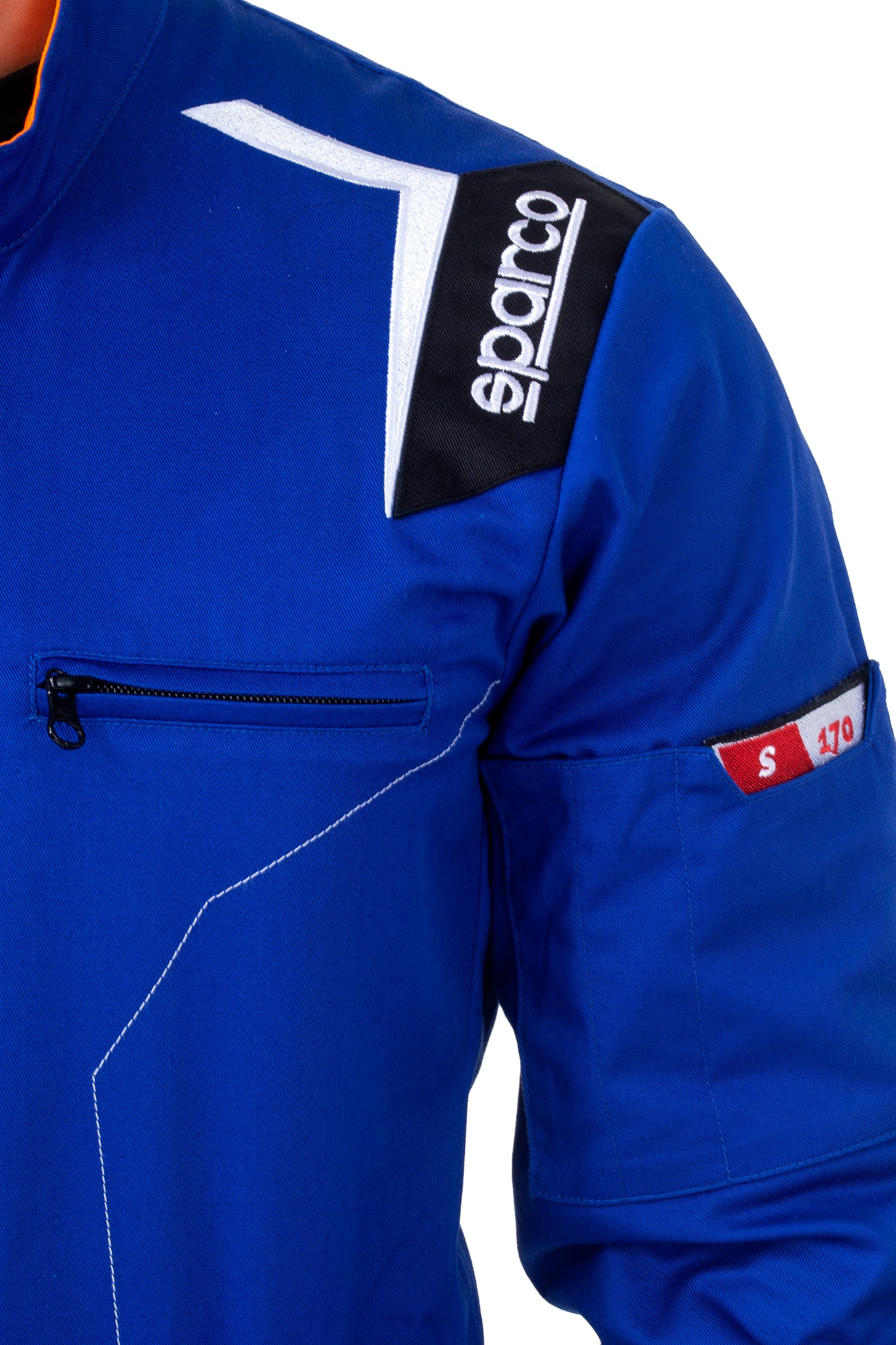 Sparco MS-4 MS4 Mechanic Suit Overalls Pitcrew Go-Karting 1-Layer Light Fabric - raceforglory.store