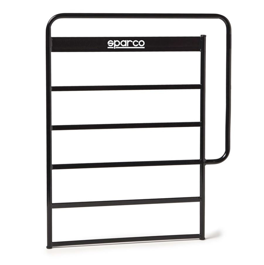 00594T Sparco Pit Board Frame Only Black Aluminium 4-Row Reflection Proof - raceforglory.store