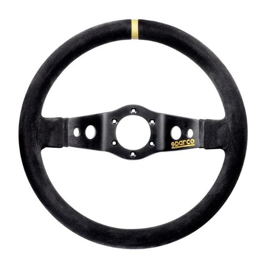 Sparco R215 Suede Steering Wheel 350mm Dished with Lighter Spokes 6x70mm PCD