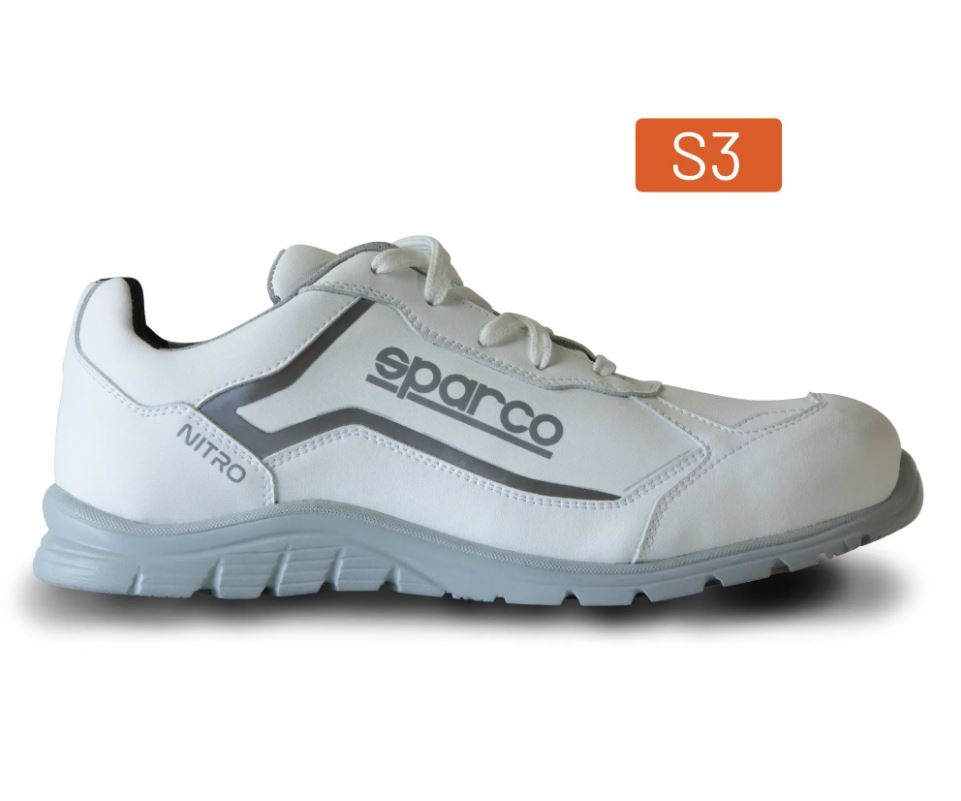 07522 Sparco NITRO S3 SRC Safety Footwear Work Trainers Microfibre Waterproof - raceforglory.store