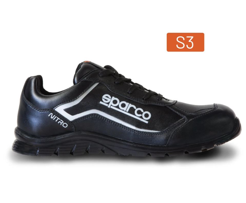 07522 Sparco NITRO S3 SRC Safety Footwear Work Trainers Microfibre Waterproof - raceforglory.store