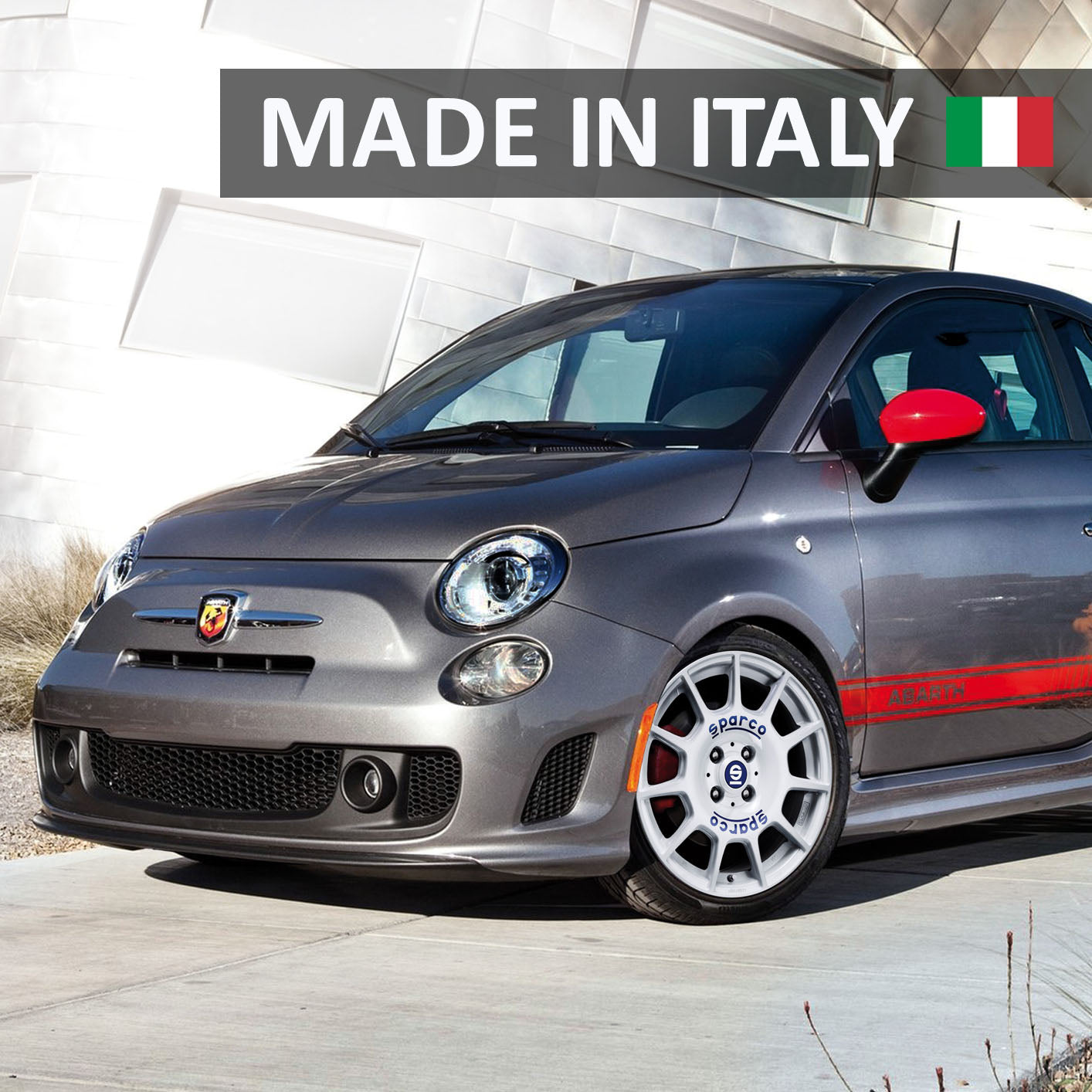 Sparco Racing Steel Towbar 50mm RED FIA Approved for Race Rally Motorsport Track
