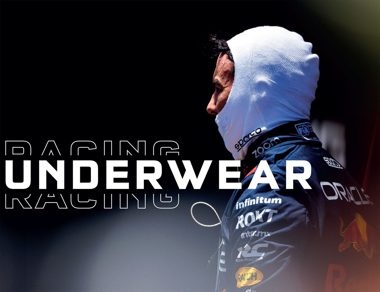 001410BO Sparco RW-7 Delta Balaclava White Fireproof FIA Approved Racing Drivers - raceforglory.store