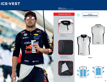 001014 Sparco Race ICE-VEST Cool Performance Top for Professional Racing Drivers - raceforglory.store