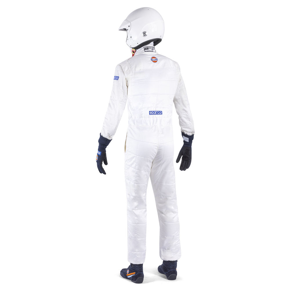 Sparco Gulf Racing Fahreranzug Klassisch Retro 2-lagig Overall Feuerschutz FIA Spec