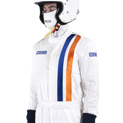 Sparco Gulf Racing Fahreranzug Klassisch Retro 2-lagig Overall Feuerschutz FIA Spec
