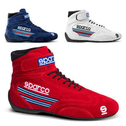 Sparco Top Racing Boots Martini Racing Livery Classic Rally Retro Fireproof FIA