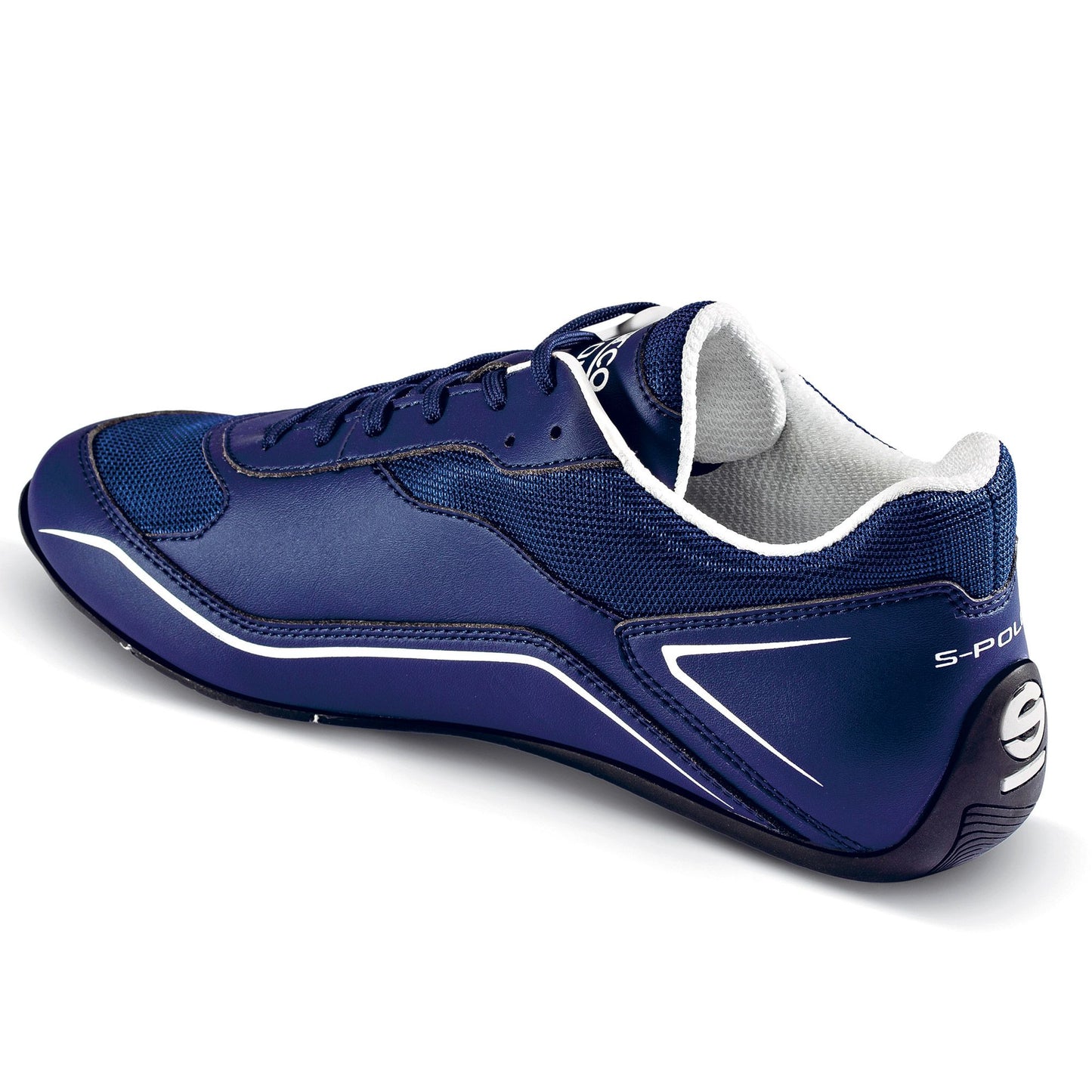 Sparco Martini Racing S-Pole Trainers Leisure Paddock Shoes Navy Rally Retro - raceforglory.store