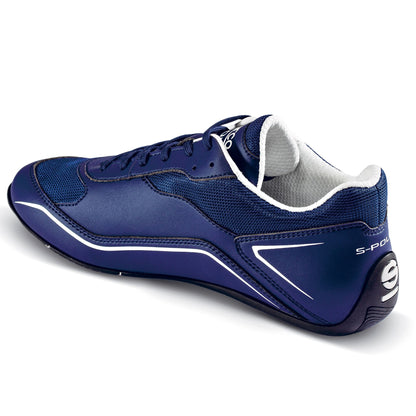 Sparco Martini Racing S-Pole Trainers Leisure Paddock Shoes Navy Rally Retro - raceforglory.store
