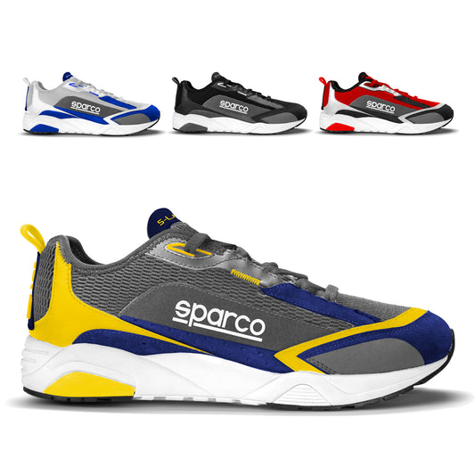 Sparco S-LANE Racing Trainers Leather Breathable Sports Shoes Sneakers Leisure