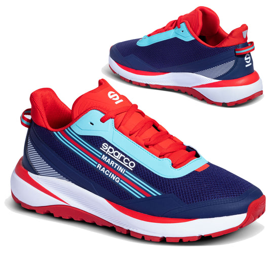 0012A5MR Sparco S-RUN Mens Leisure Trainers Martini Racing Livery Special Retro - raceforglory.store