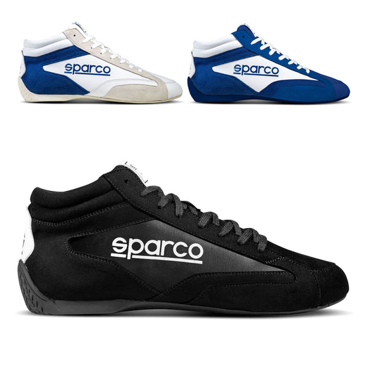 0012A8 Sparco S-DRIVE MID Trainers Mid Cut Racing Style Shoes Boots Leisure - raceforglory.store