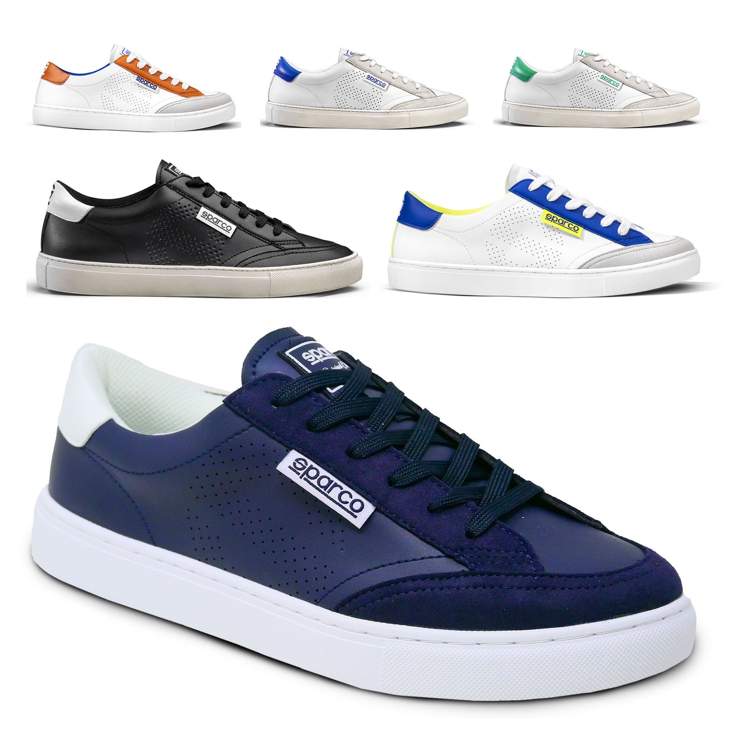 0012B3 Sparco S-TIME Schuhe Smart Casual Sneakers Turnschuhe Freizeitbekleidung Sport