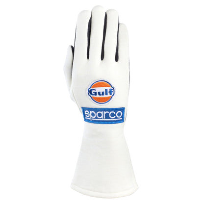 Guantes de Piloto Sparco LAND Gulf Racing Edición Especial Homologación FIA 8856-2018