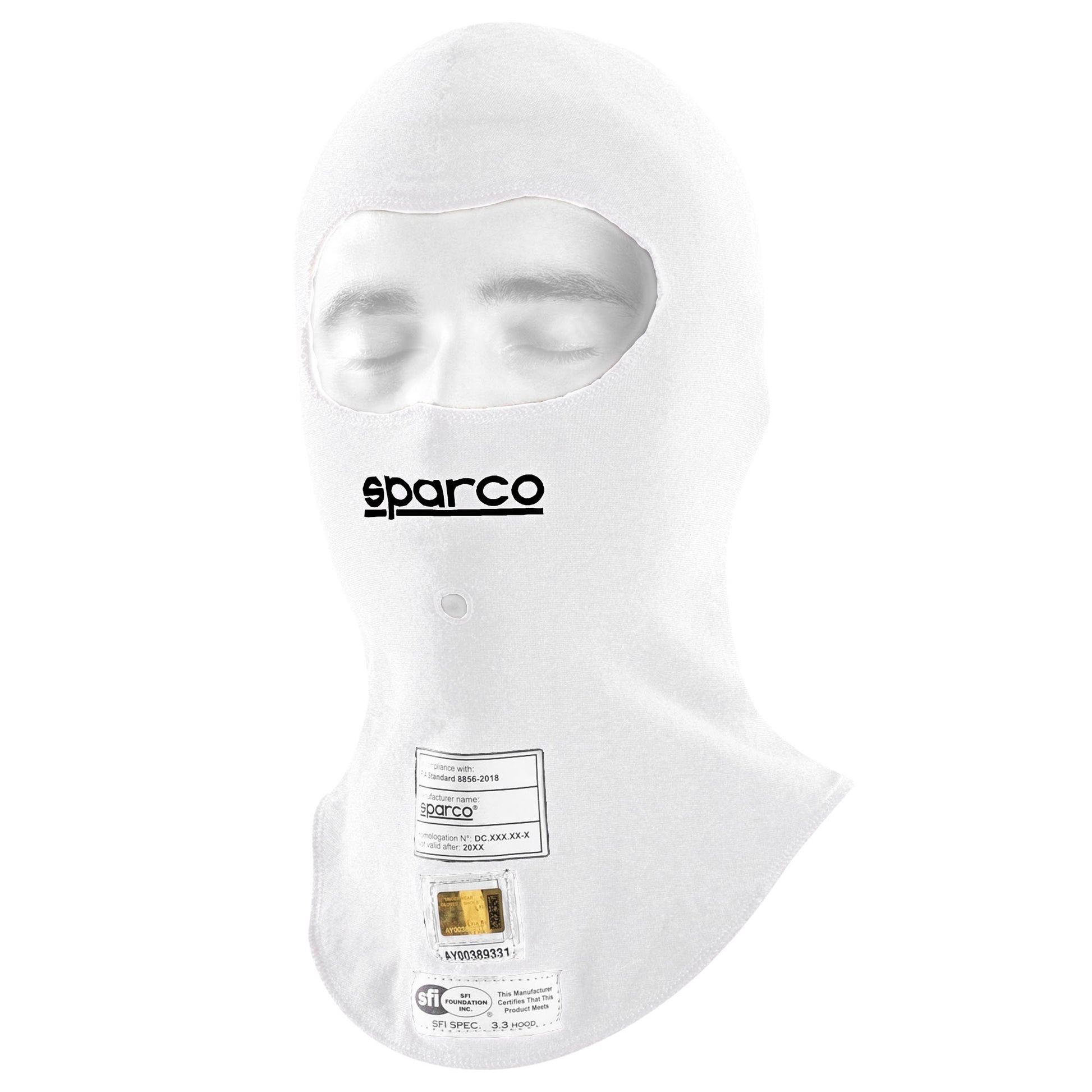 001408 Sparco Racing Fireproof Balaclava RW-11 EVO FIA 8856-2018 Motorsport - raceforglory.store