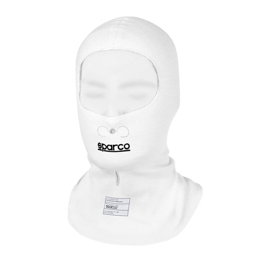 001409BO Sparco White Balaclava Pista Racing Fireproof Underwear FIA 8856-2018 - raceforglory.store