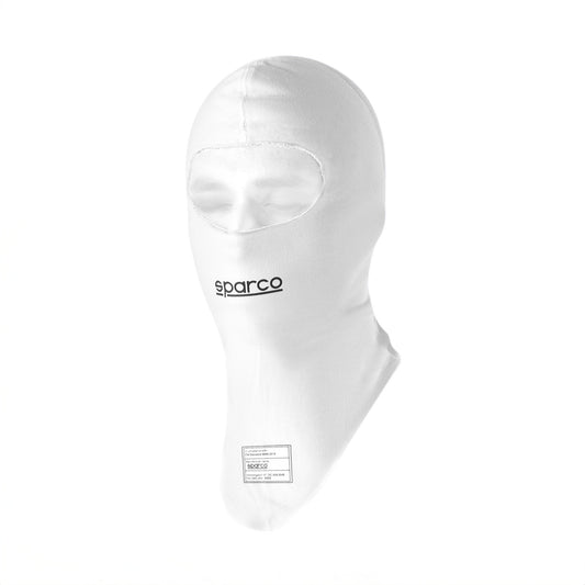 001410BO Sparco RW-7 Delta Balaclava White Fireproof FIA Approved Racing Drivers - raceforglory.store