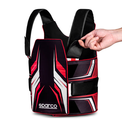Sparco K-Track Rib Protector Kart Karting Motorsport (FIA 8870-2018) 002406K - raceforglory.store