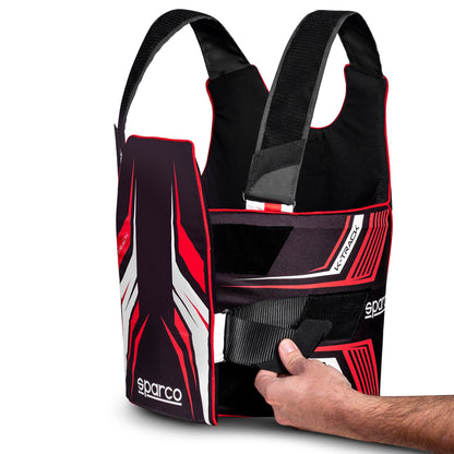 Sparco K-Track Rib Protector Kart Karting Motorsport (FIA 8870-2018) 002406K - raceforglory.store