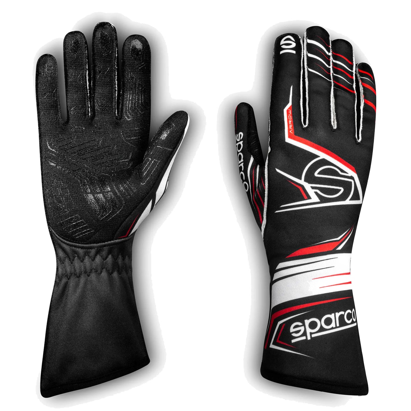 002558 Sparco Arrow K Infinity Karting Gloves Black/Red Special Edition Top Spec - raceforglory.store