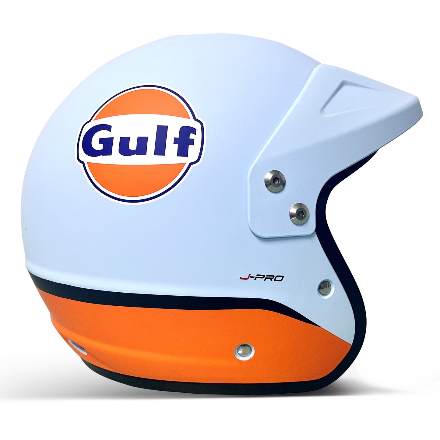 Casco Sparco J-PRO Gulf Racing Edición Especial Abierto para Track Day ECE 22.06