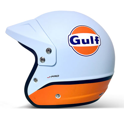 Casco Sparco J-PRO Gulf Racing Edición Especial Abierto para Track Day ECE 22.06