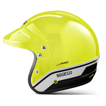 Casco de seguridad abierto Sparco J PRO para días de pista, homologado por la ECE, 2 colores