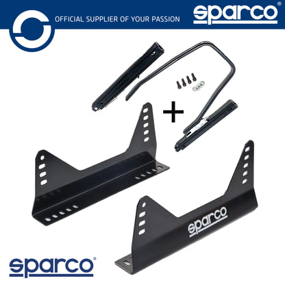 004901NR Sparco Racing Seat Side Mounts & Sliding Runners Kit for Fixing 1 Seat