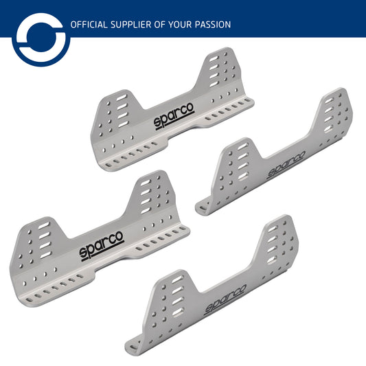 004903 Sparco Racing Seat Side Mounts Aluminum Brackets (2 Pairs) 415mm FIA Spec