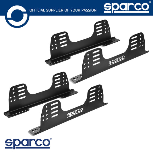 004915 Sparco Racing Seat Side Mount Brackets (2 Pairs) 500mm 3mm Steel FIA Spec
