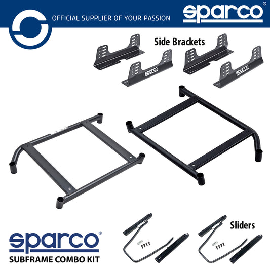 Sparco Seat Subframe Mounting Kit for MITSUBISHI LANCER EVO 5 6 1998 to 2001