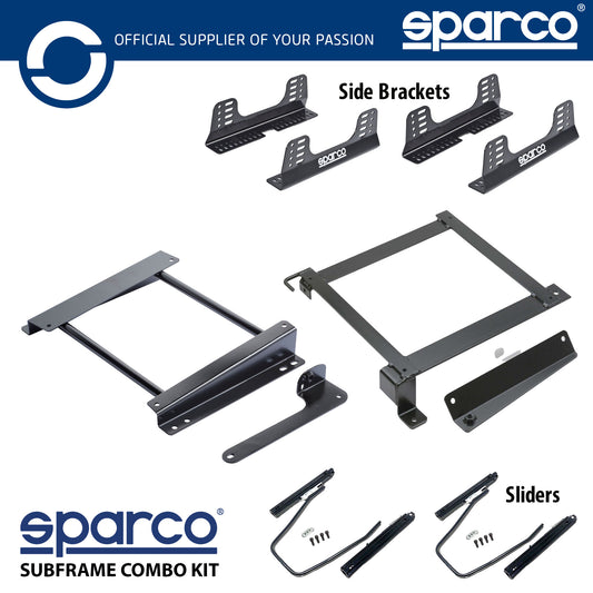 Sparco Seat Subframe Mounting Kit for PEUGEOT 206 GTI GTI180 XSI HDI 1998-2006