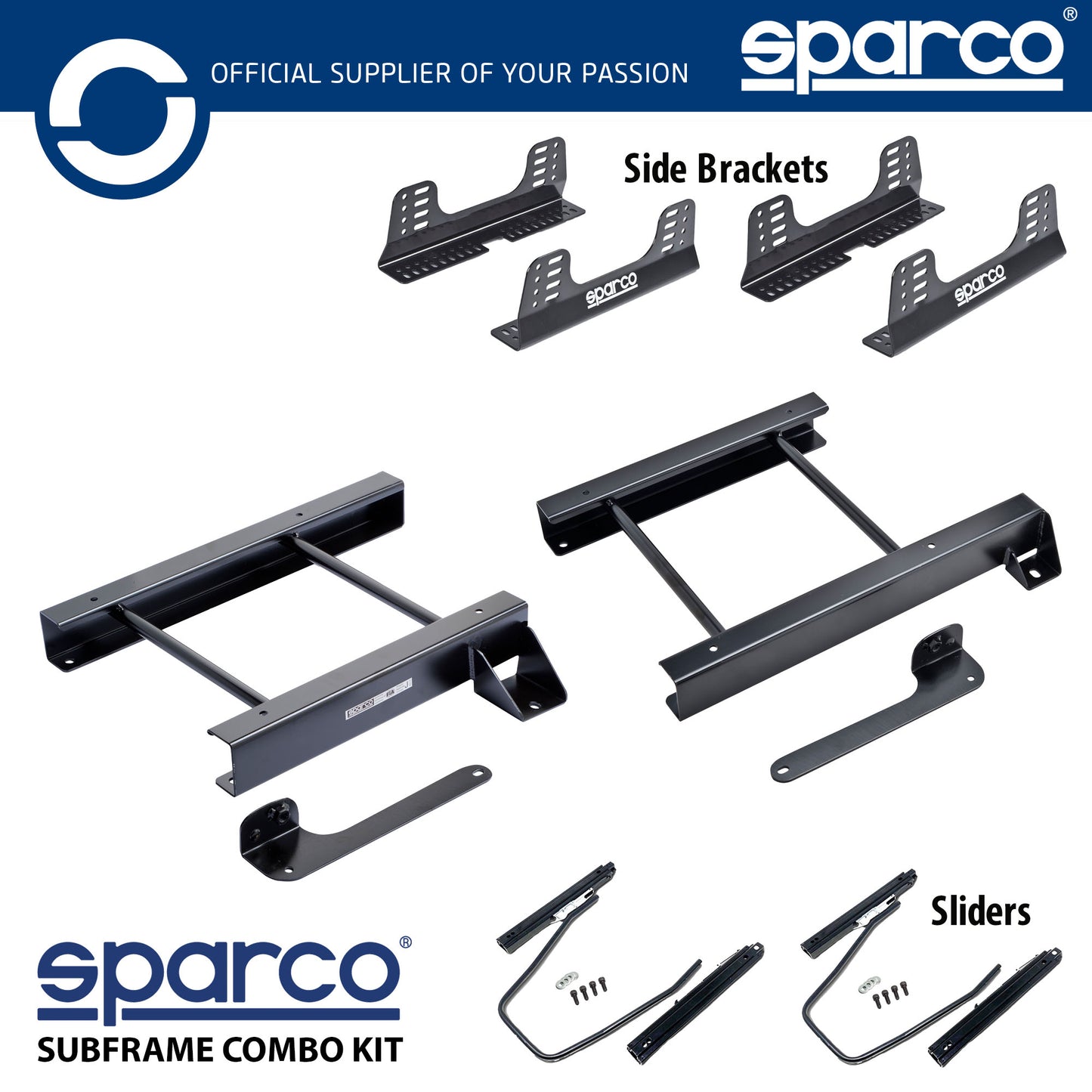 Sparco Seat Subframe Mounting Kit for FORD FOCUS MK2 ALL ST RS 2005 to 2011