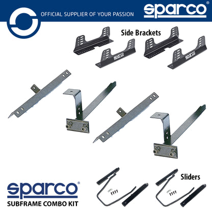 Sparco Seat Subframe Mounting Kit for VOLKSWAGEN GOLF MK6 GTI  2008 to 2012