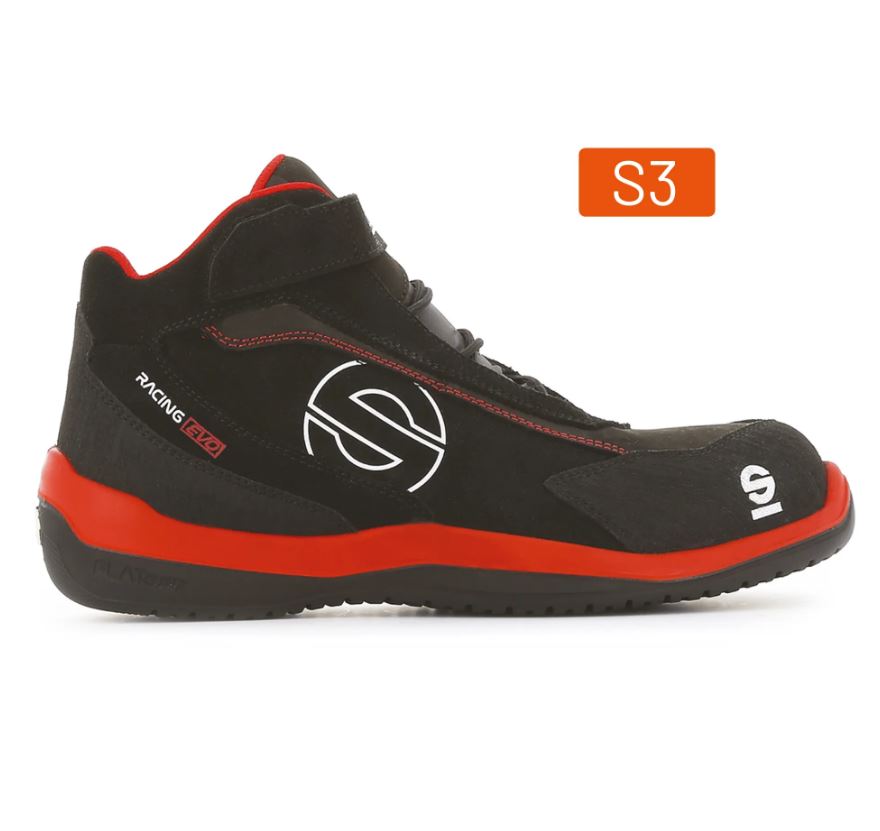 07515 Sparco RACING EVO S3 SRC Work Boots Safety Footwear Suede Leather Nubuck - raceforglory.store