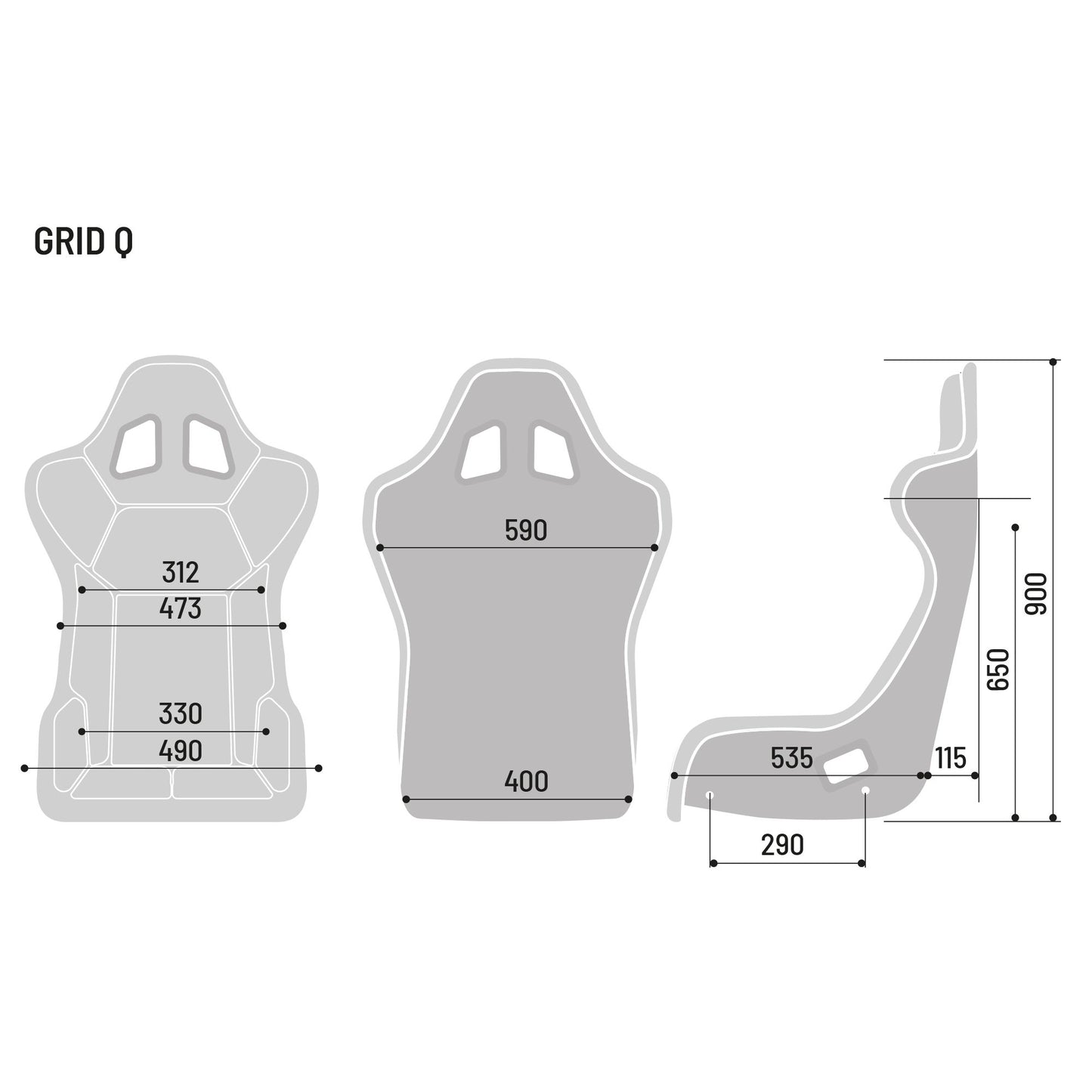 Sparco GRID-Q QRT Race Seat Bucket Style FIA 8855-1999 Race Rally Motorsport - raceforglory.store