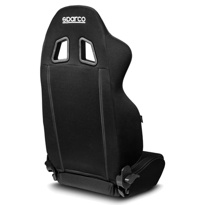 Sparco R100 Sports Seat BLACK Reclinable Style for Performance Fast Road Car