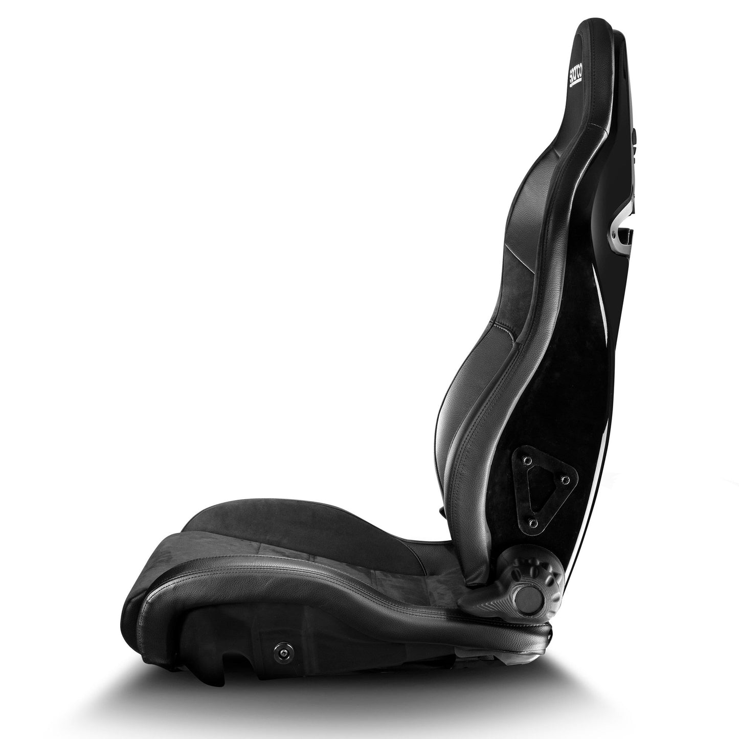 Sparco SP-R SPR Sports Bucket Seat Black Microfibre Fabric OEM Derived Recliner