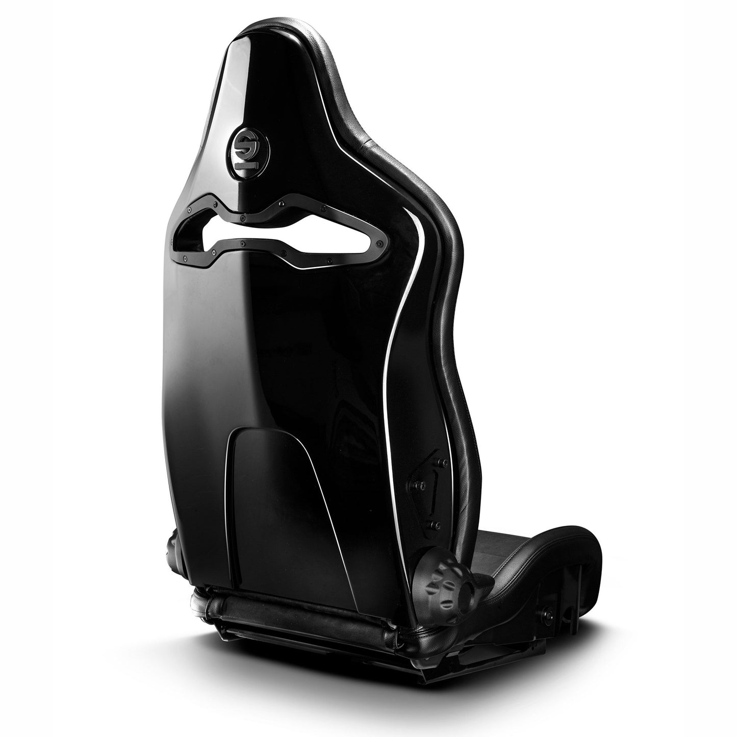 Sparco SP-R SPR Sports Bucket Seat Black Microfibre Fabric OEM Derived Recliner