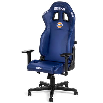 Sparco Icon Bürostuhl Gulf Racing Special Edition Marineblau