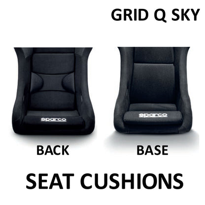 Sparco Seat Cushions for GRID Q SKY Racing Seat to Improve Comfort and Fit